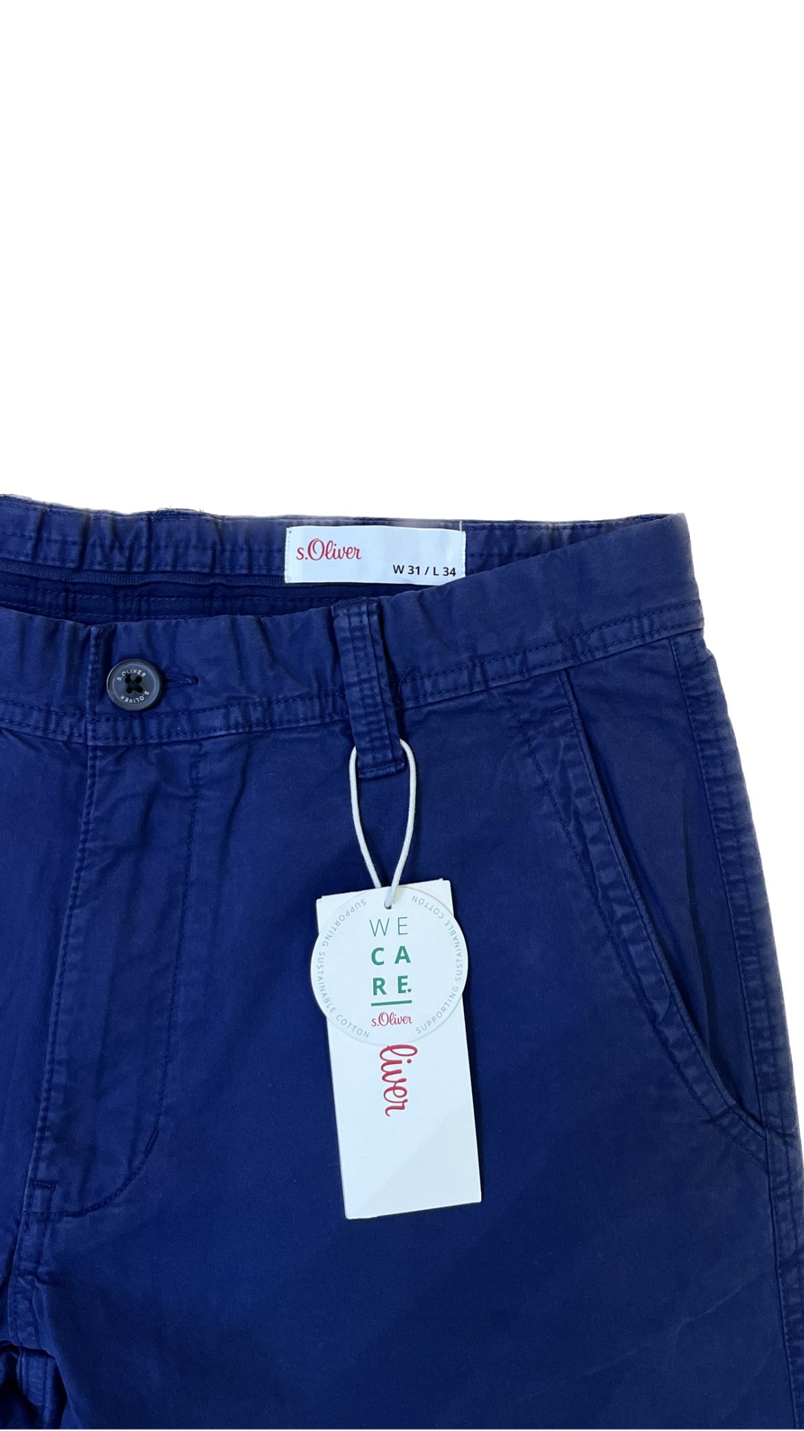 Dark blue gabardine pants بنطلون جبردين ازرق غامق
