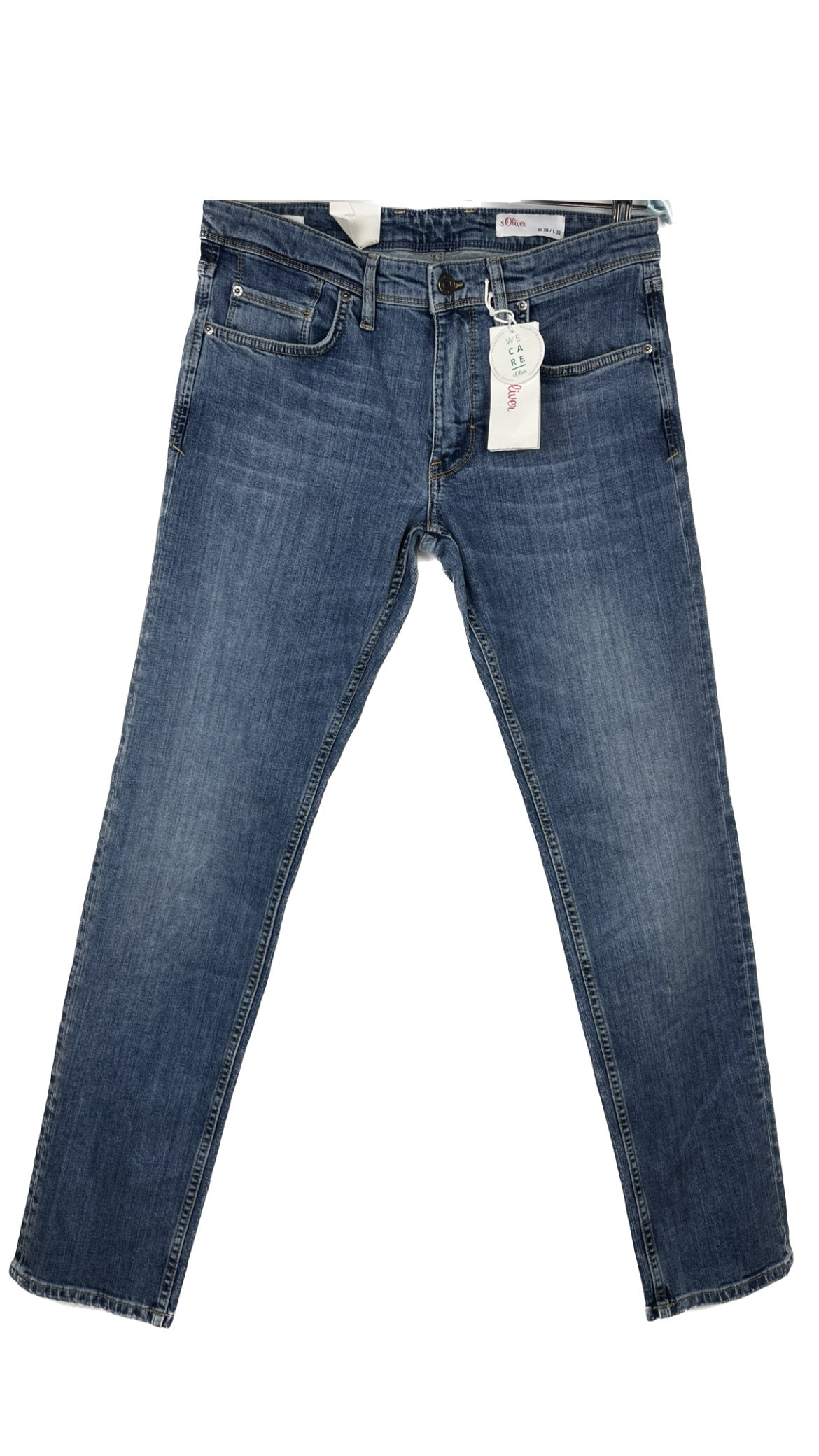 S.Oliver blue jeans 84 cm length 76.2 cm waist إس أوليفر الجينز الأزرق