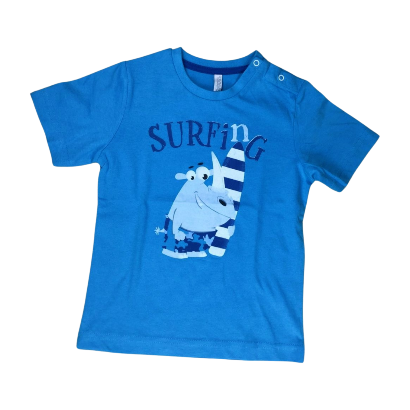 Lovely Sky blue cotton set for toddlers طقم جميل من القطن باللون الأزرق السماوي للأطفال الصغار