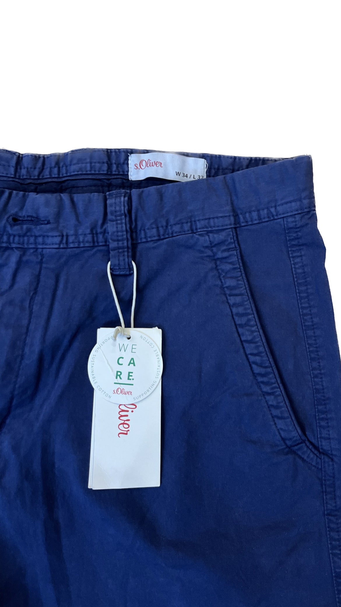 Dark blue gabardine pants بنطلون جبردين ازرق غامق