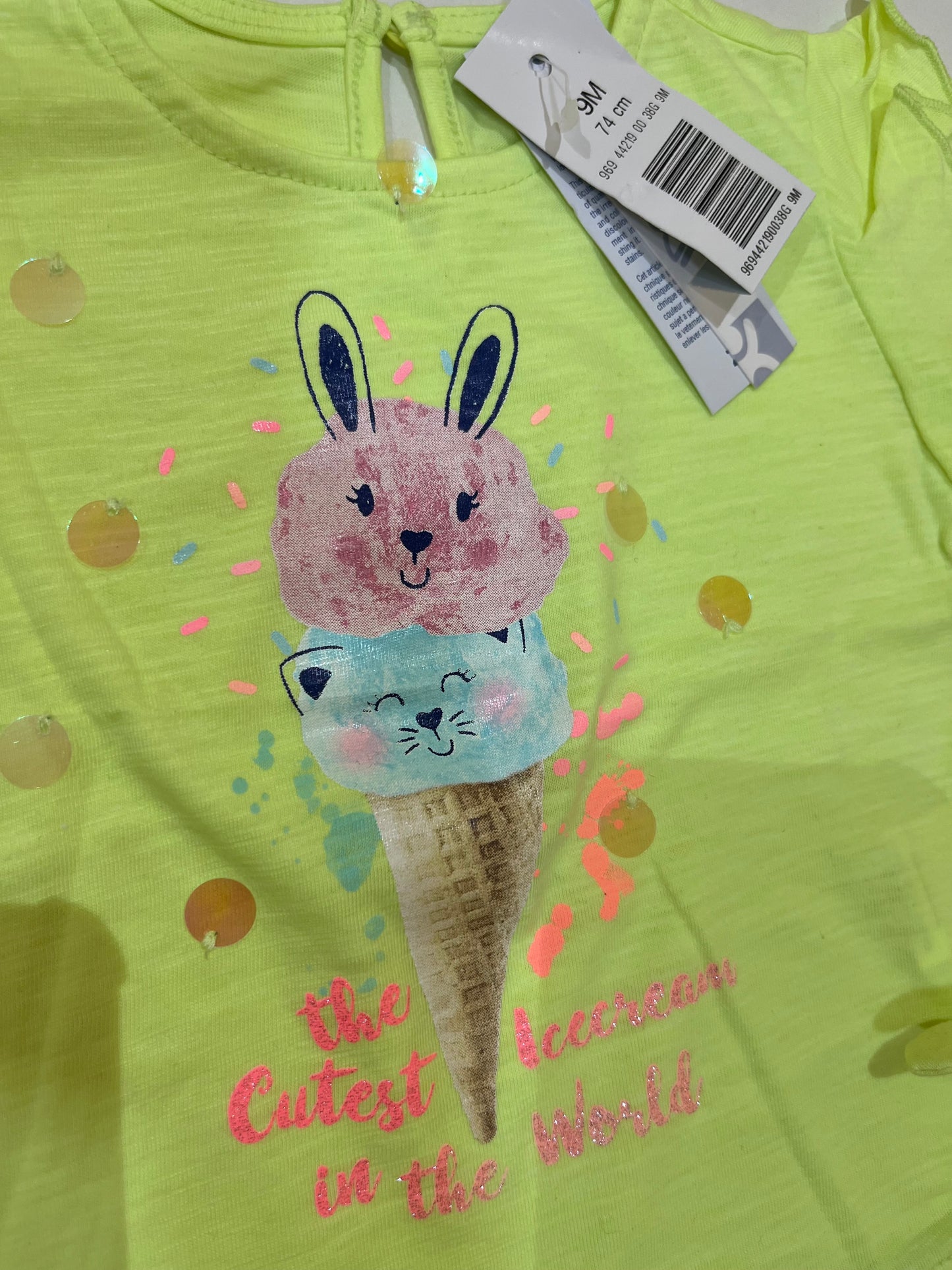 Cotton Tishirt for baby girl تيشيرت قطن بناتي