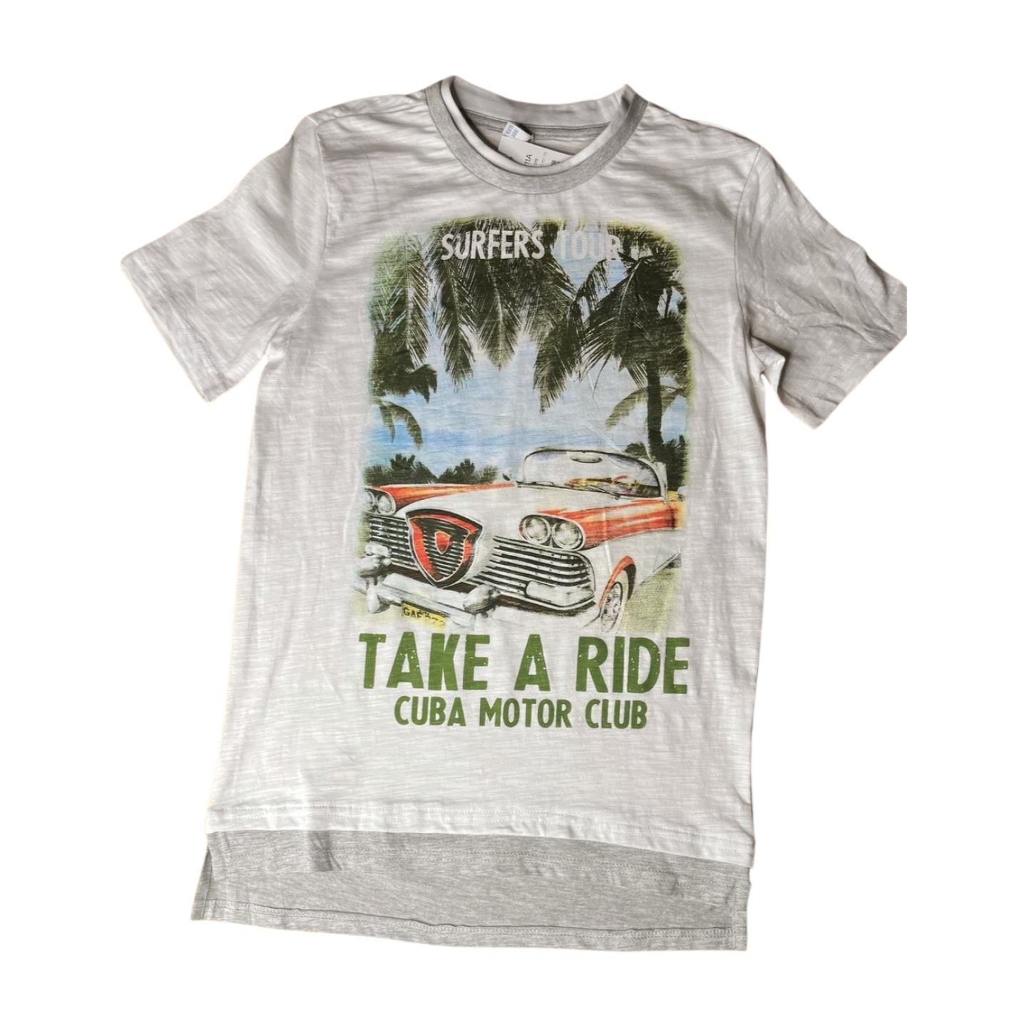 Cotton T-shirt for boys 10-11 years old تيشيرت قطن للأولاد من 10 إلى 11 سنة