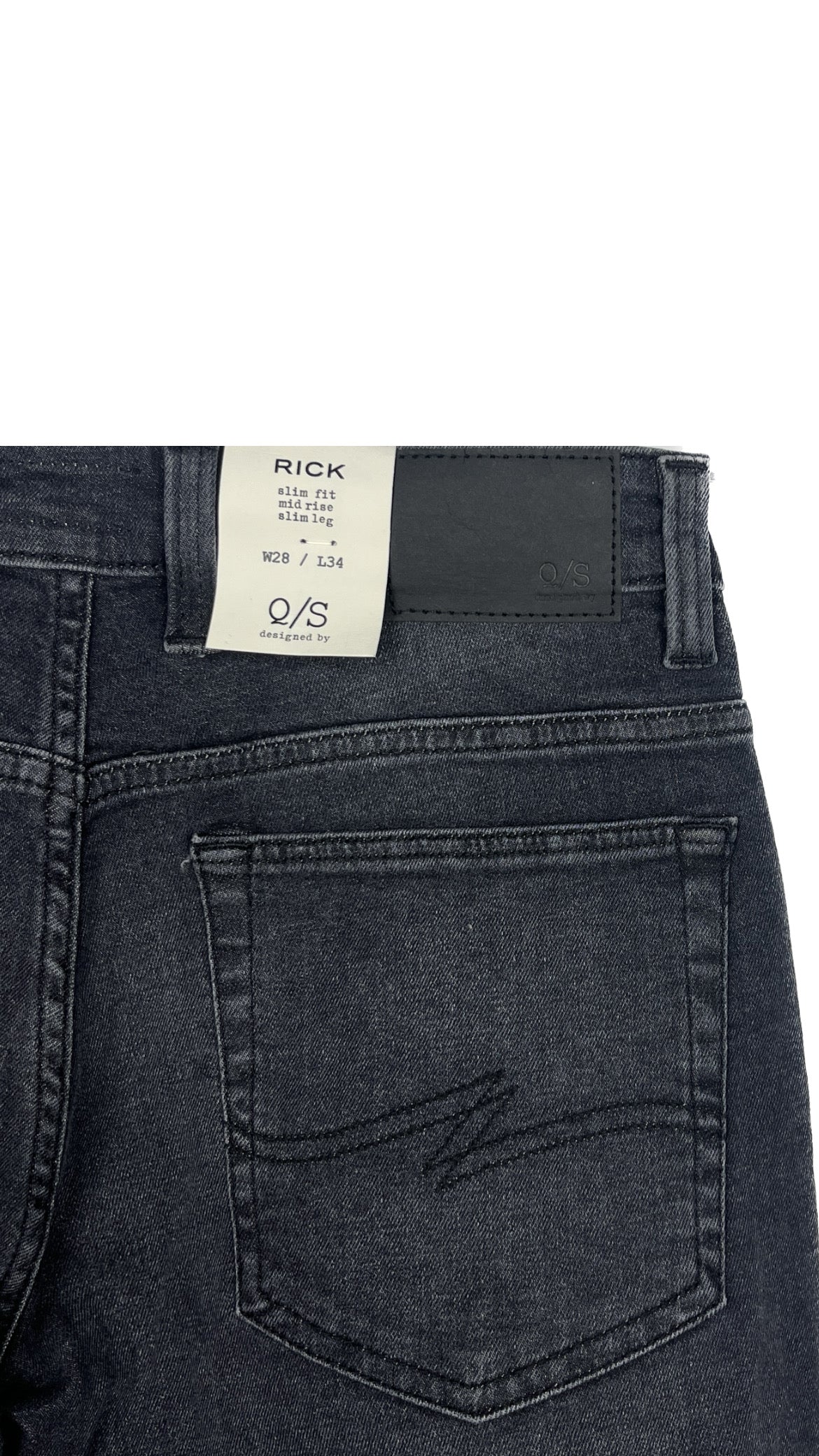 S.Oliver gray jeans S. 71 waist - 86 length cmأوليفر الجينز الرمادي
