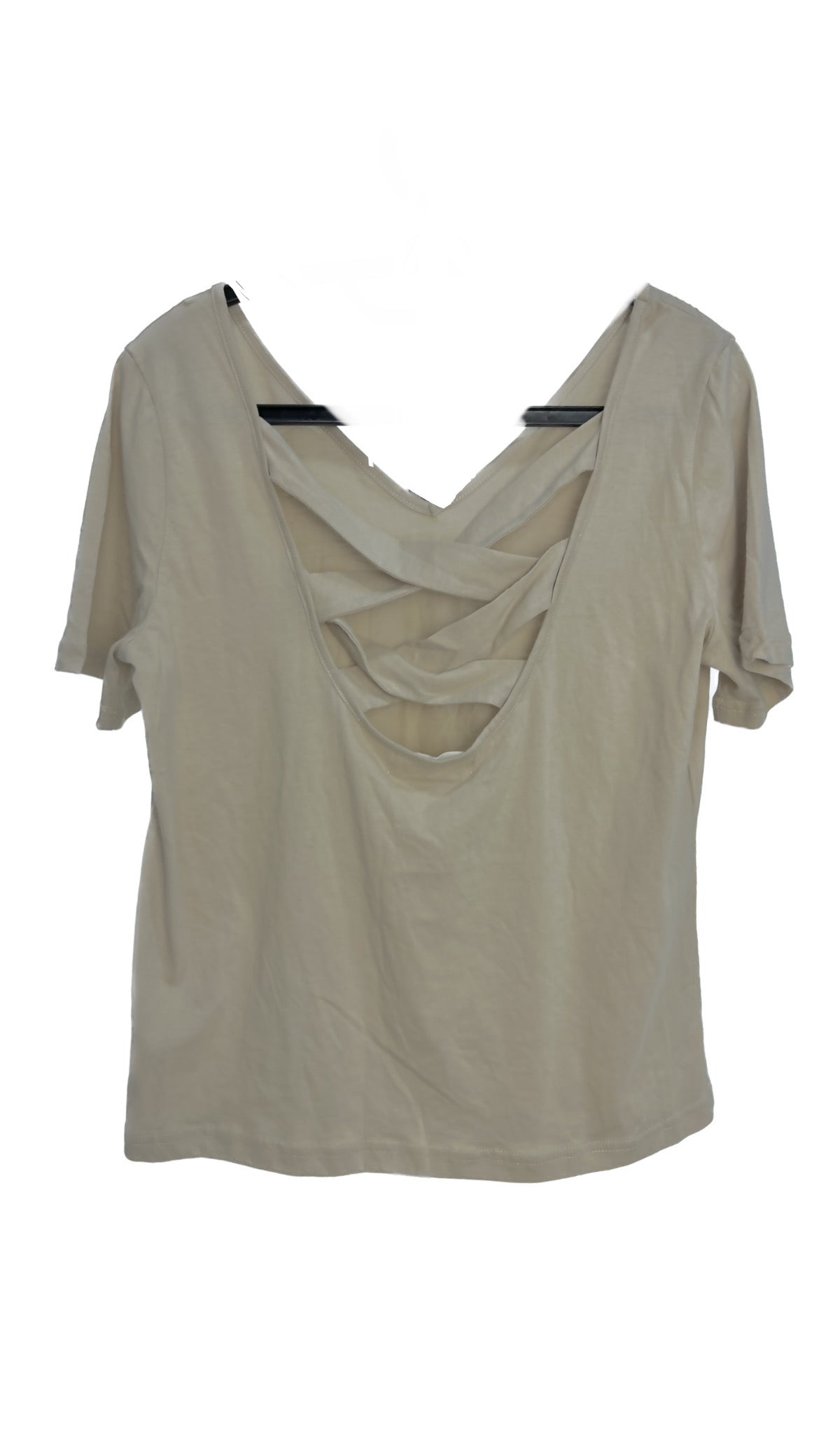 open back Tshirt تيشرت ظهرها مفتوح