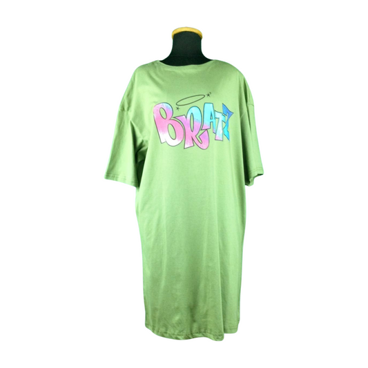 قميص نوم حريمي قطن تحت الركبة