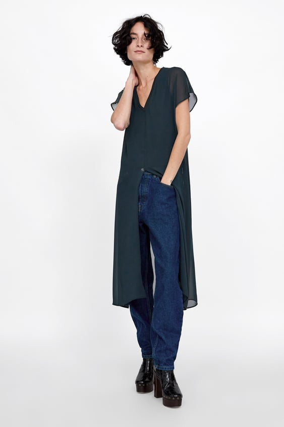 Zara long blouse