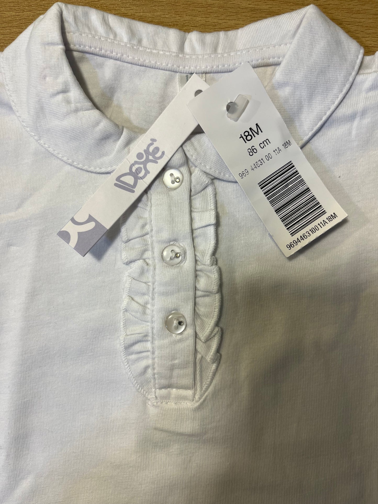 White Tishirt for baby girl تيشيرت ابيض للبنات