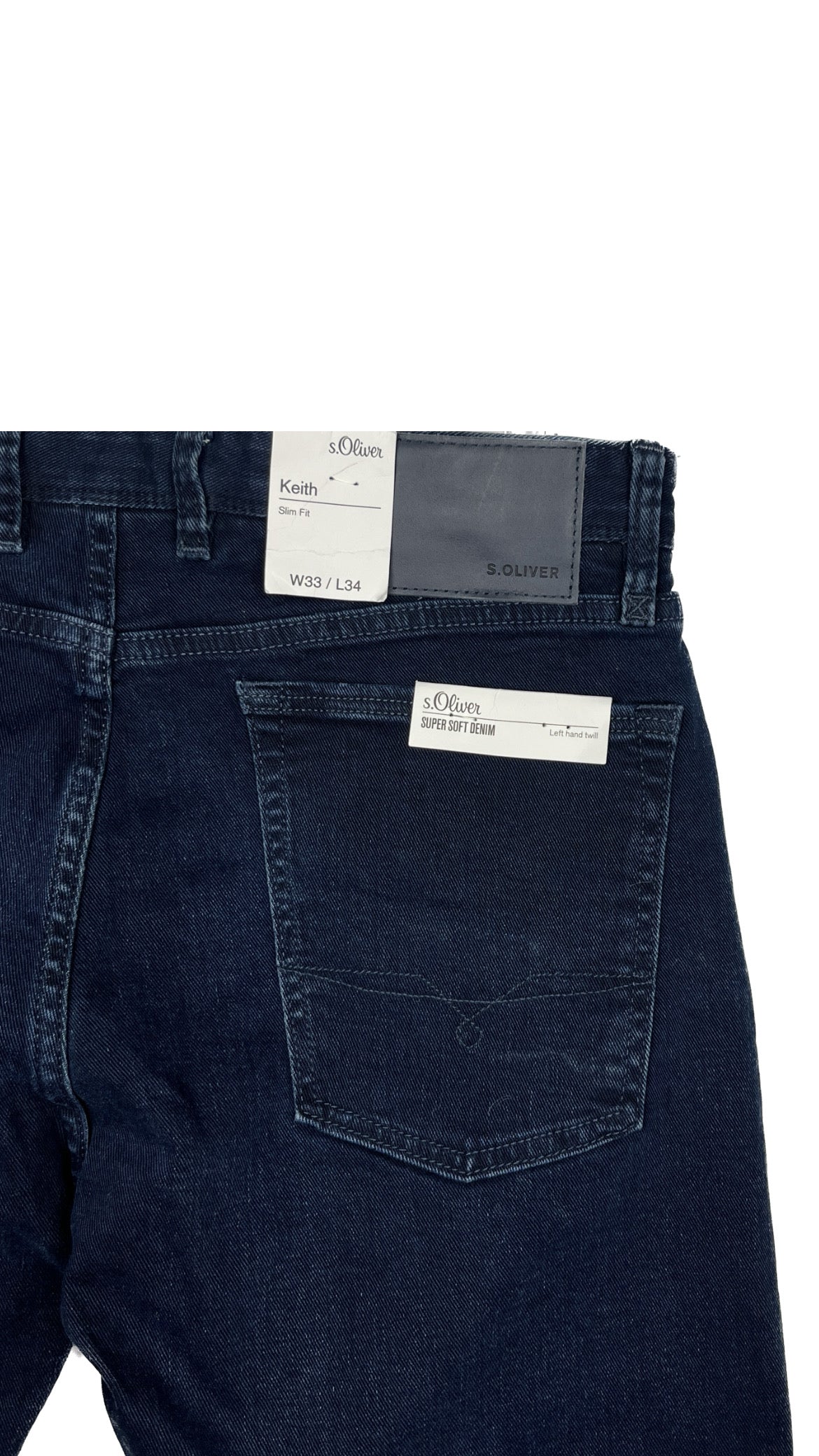 S.Oliver dark blue jeans S.Oliver86 waist - 91 length cm الجينز الأزرق الداكن