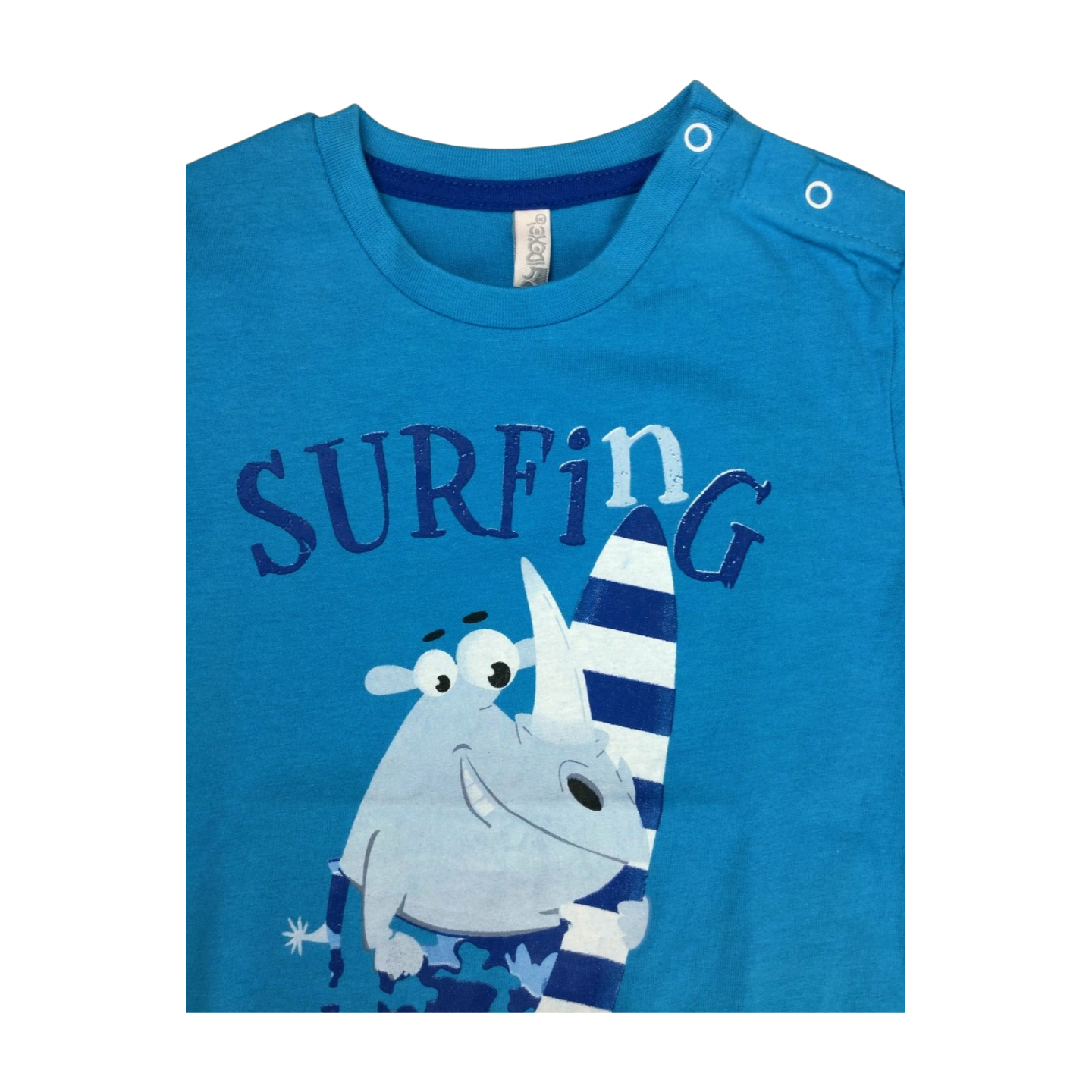 Lovely Sky blue cotton set for toddlers طقم جميل من القطن باللون الأزرق السماوي للأطفال الصغار