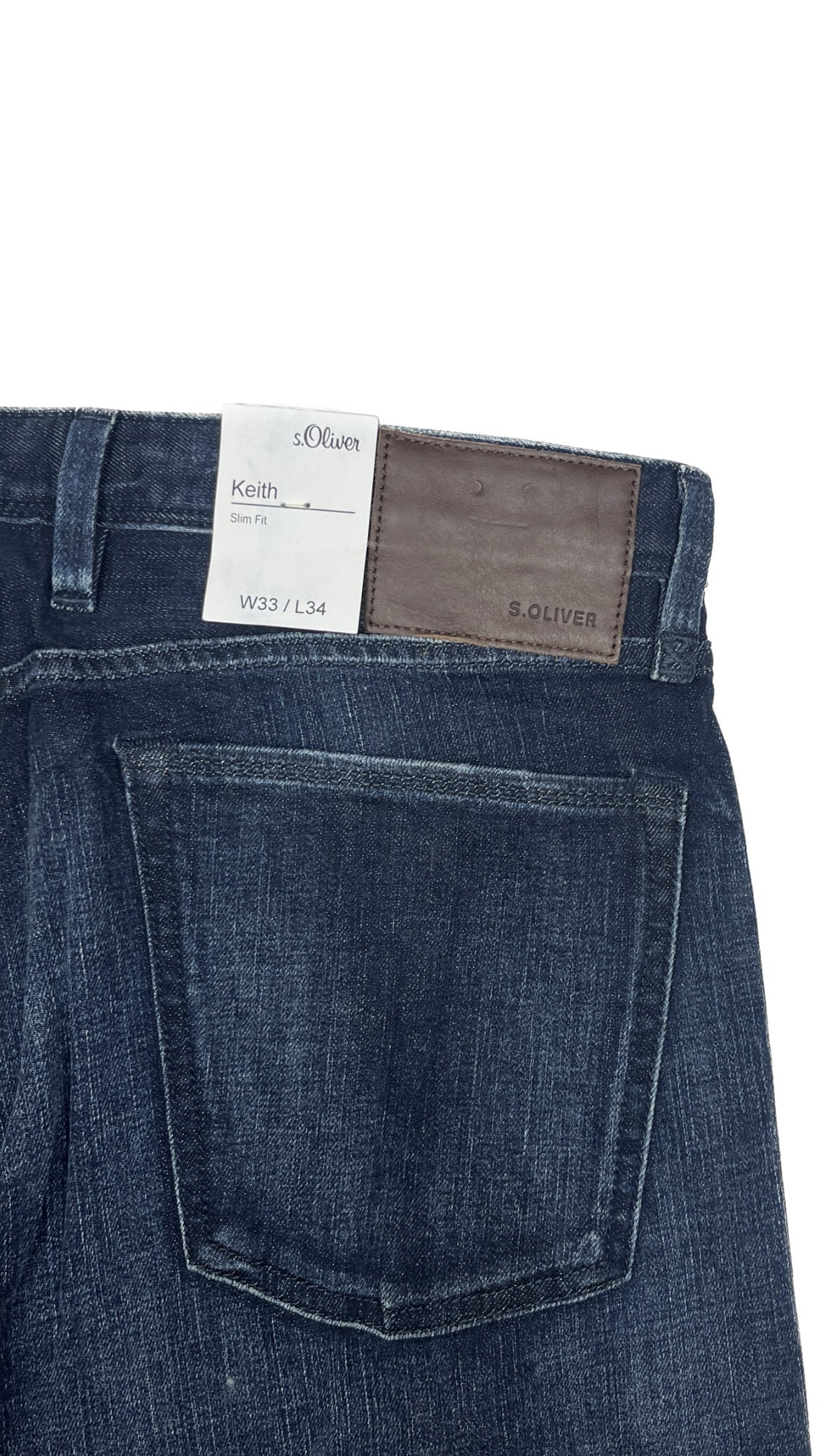 S.Oliver blue jeans 84 waist - 86 length cm إس أوليفر الجينز الأزرق