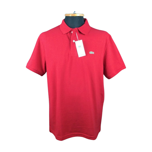 تيشيرت بولو لاكوست سادة قطن