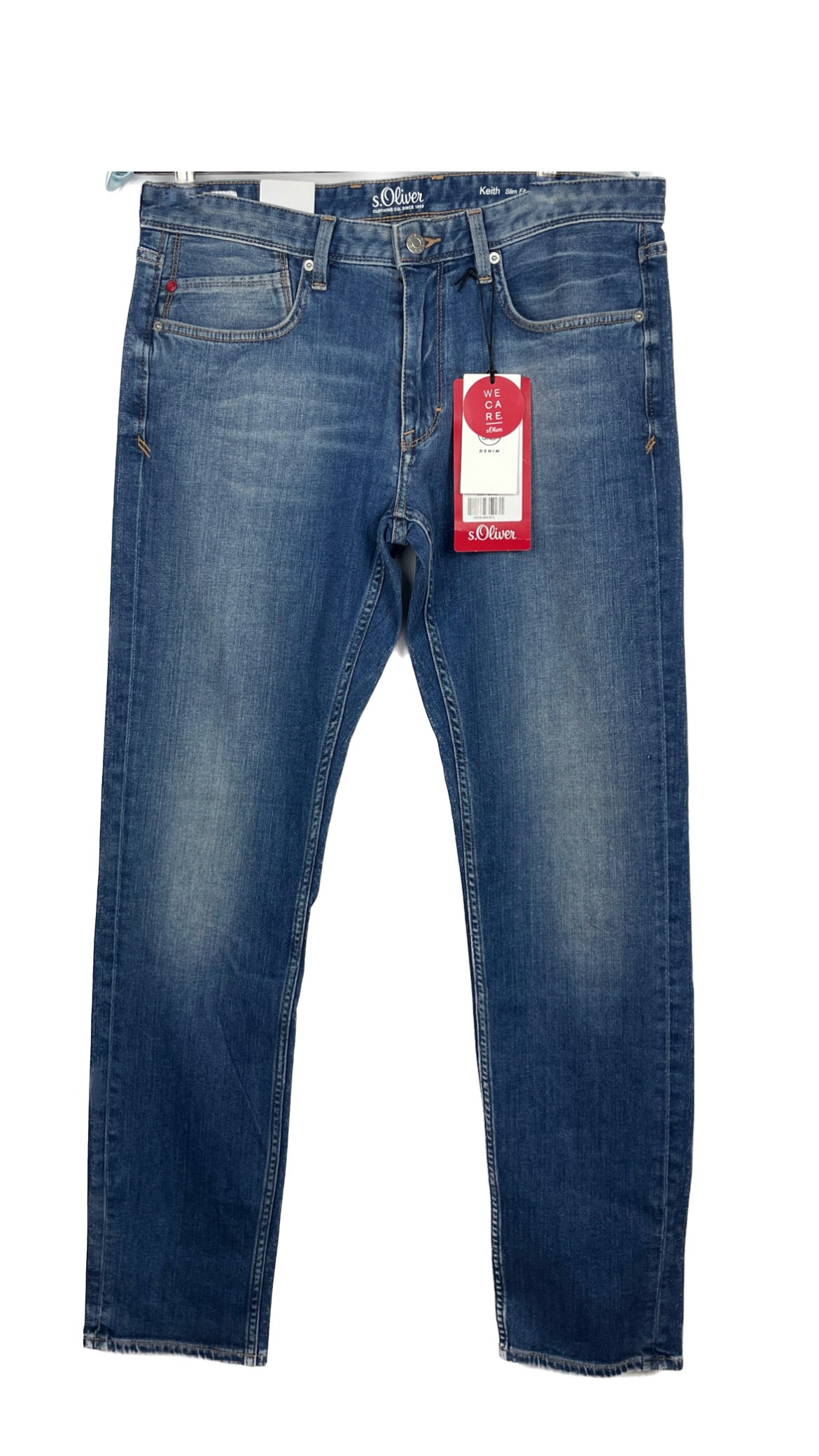 S.Oliver blue jeans 83.82 waist 86.36 length cm إس أوليفر الجينز الأزرق