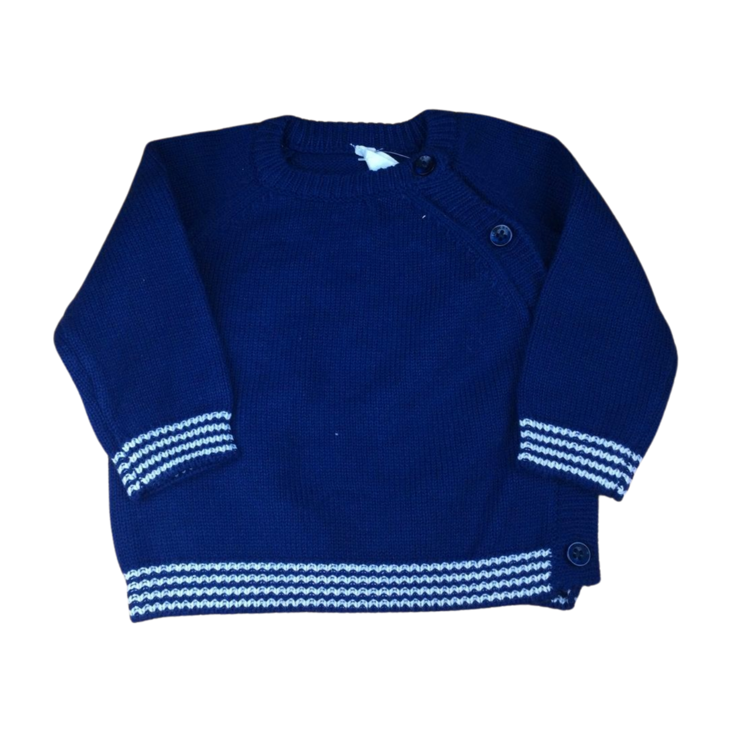 Pullover for baby boy 1M ( New born) بلوفر لطفل رضيع 1M (حديث الولادة)