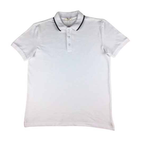 Turkey Shirt High Quality Cotton for men white / dark Blue قميص تركي قطن عالي الجودة للرجال أبيض / أزرق داكن