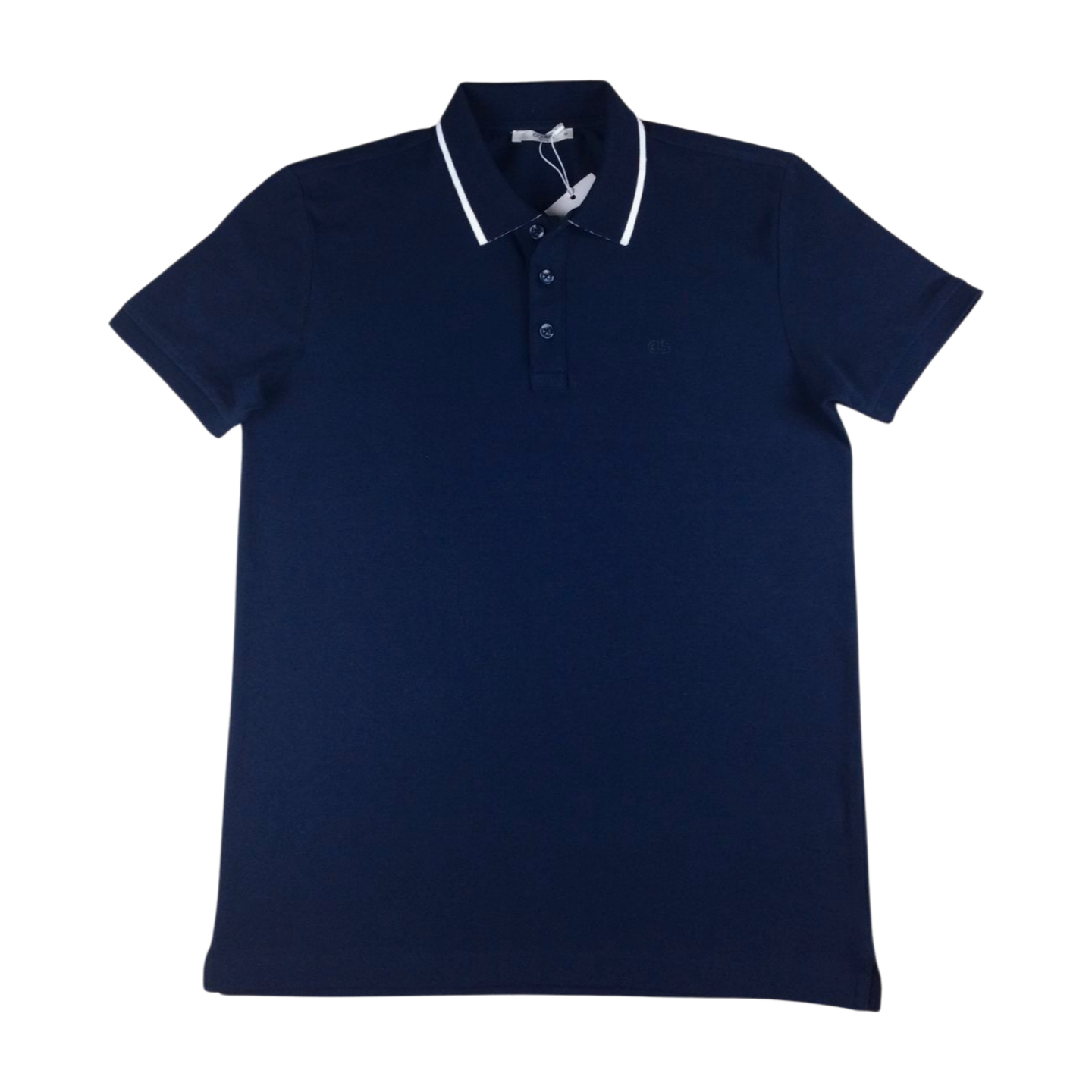 Turkey Shirt High Quality Cotton for men white / dark Blue قميص تركي قطن عالي الجودة للرجال أبيض / أزرق داكن