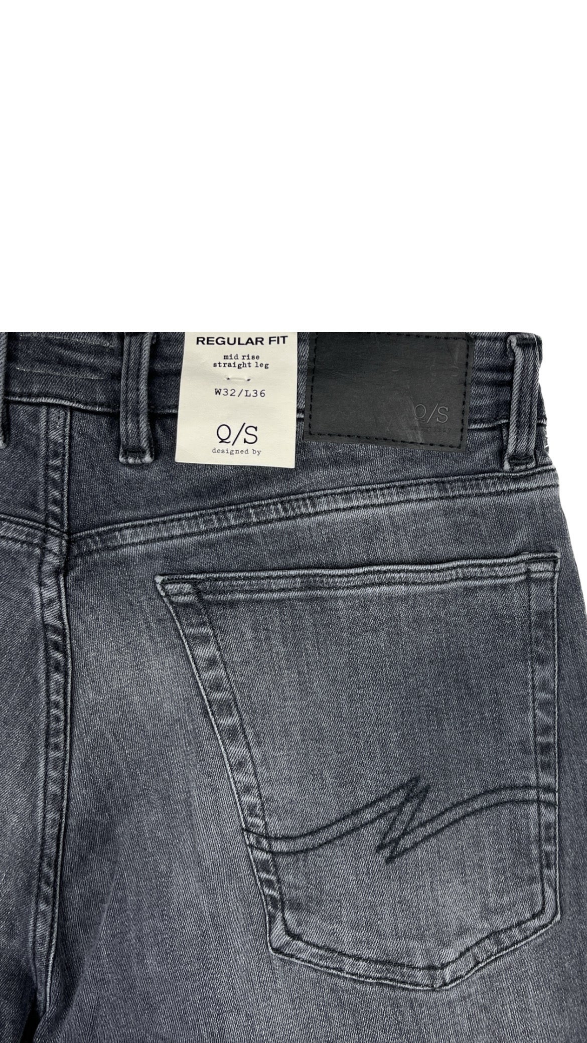 S.Oliver gray jeans S 81 waist 91 length cm. أوليفر الجينز الرمادي
