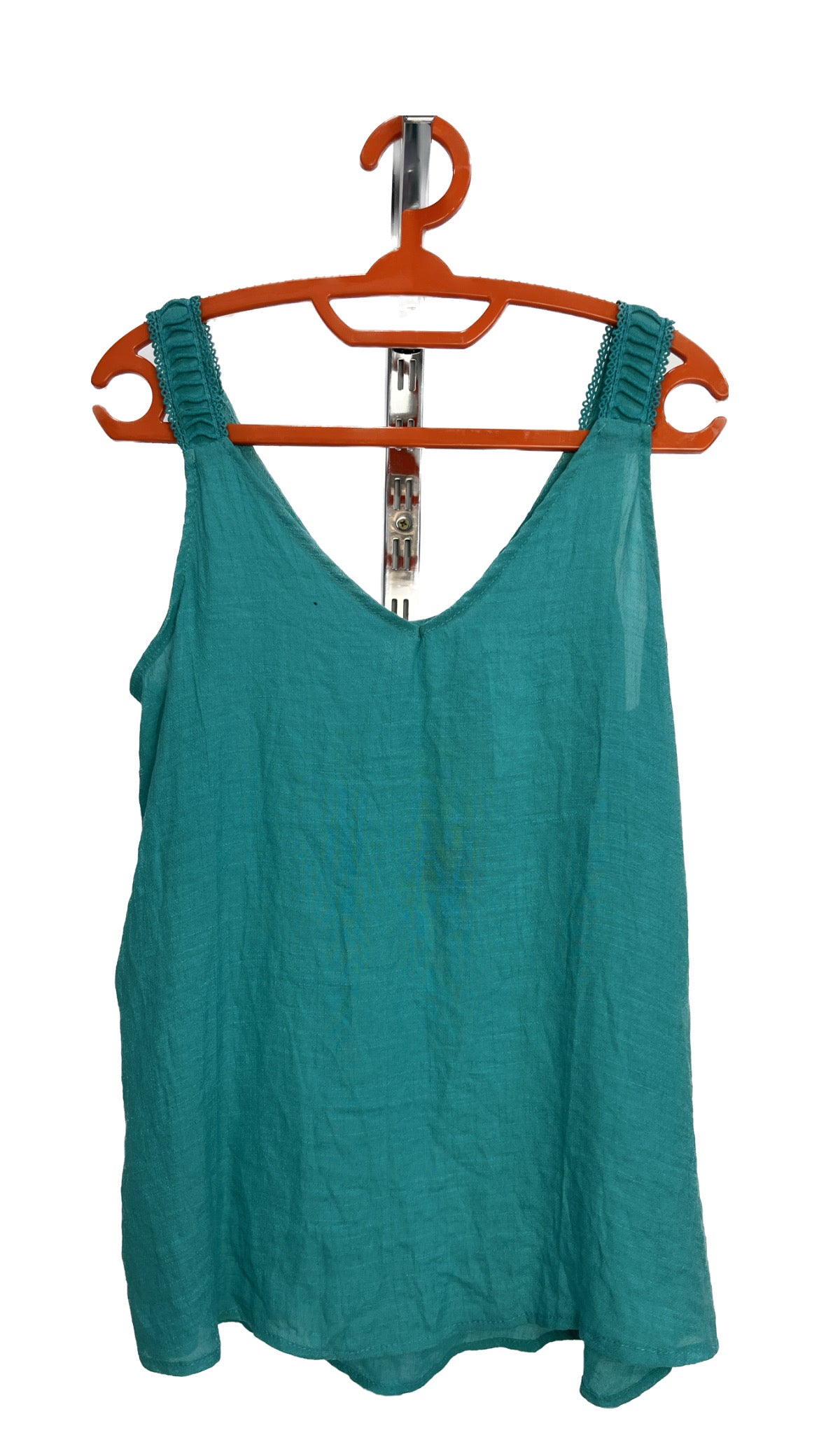 relaxed fit tank top توب