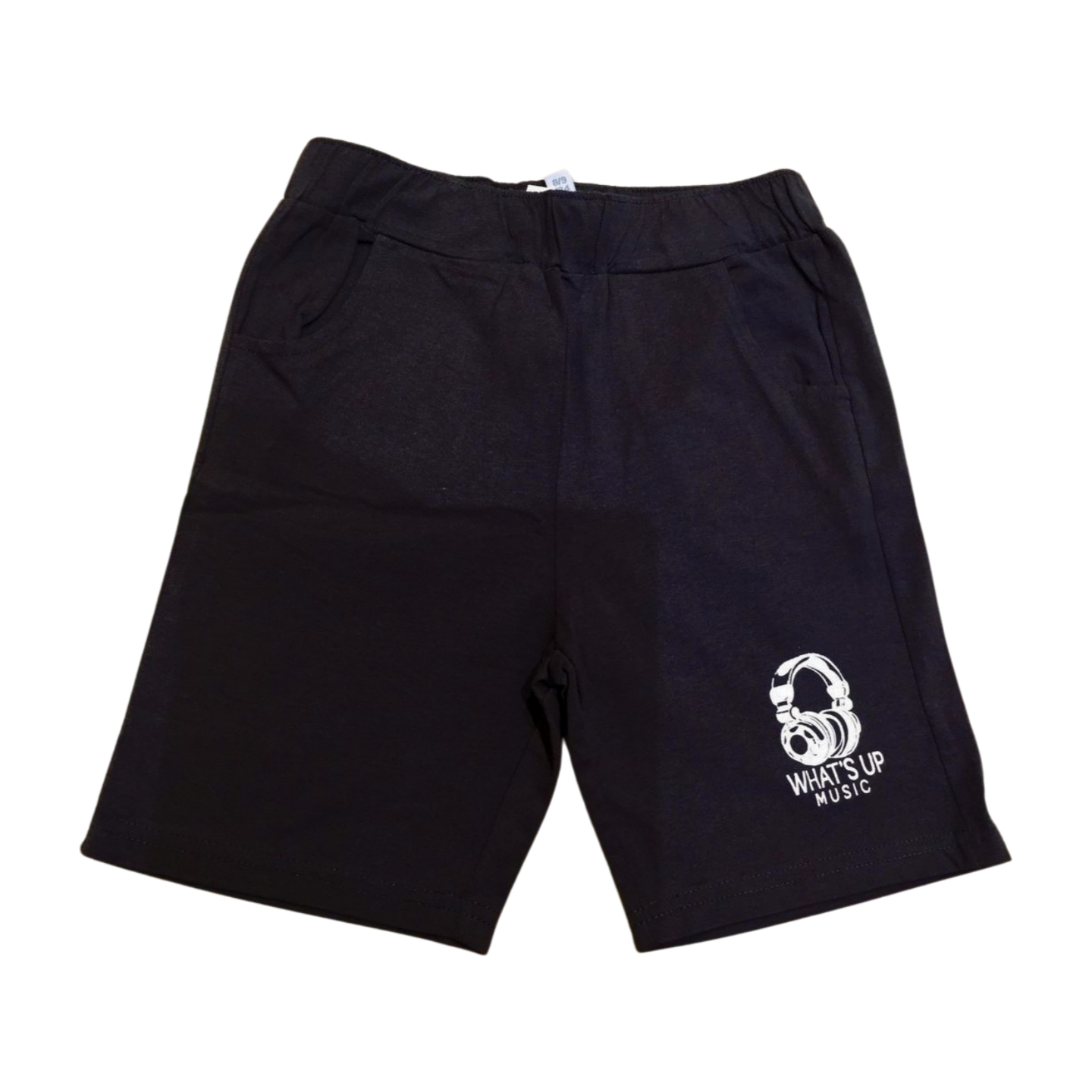 Casual nice Black short for kids شورت أسود كاجوال لطيف للأطفال