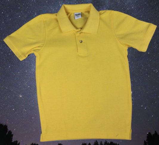 Cotton shirt kids yellow color egyptian made cotton