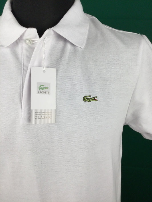 تيشيرت بولو لاكوست سادة قطن