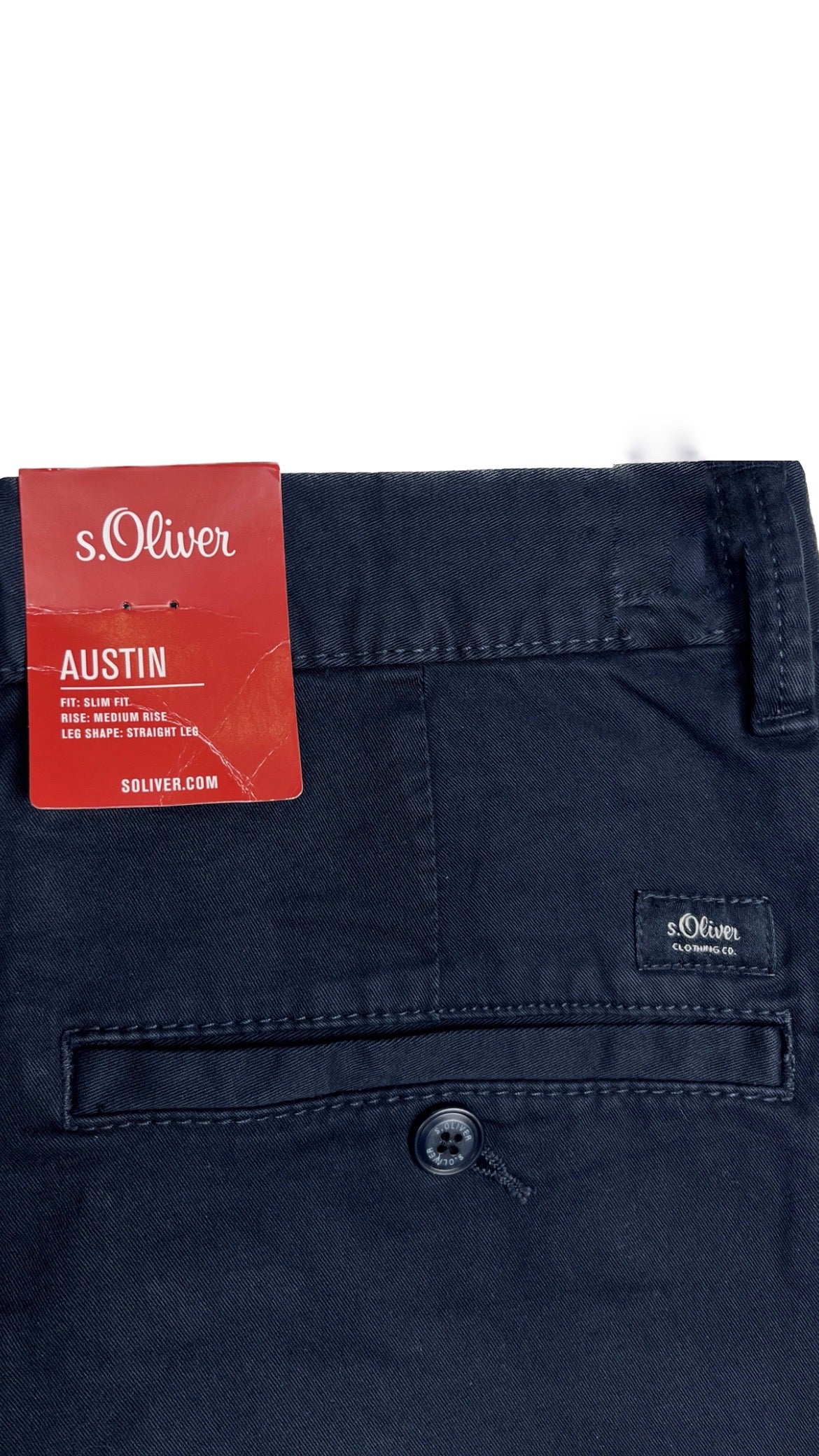 Dark blue gabardine pants بنطلون جبردين ازرق غامق