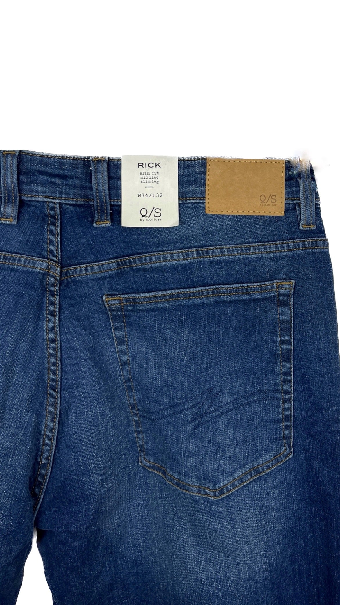 S.Oliver Blue jeans 81 length 90 waist cm إس أوليفر الجينز الأزرق