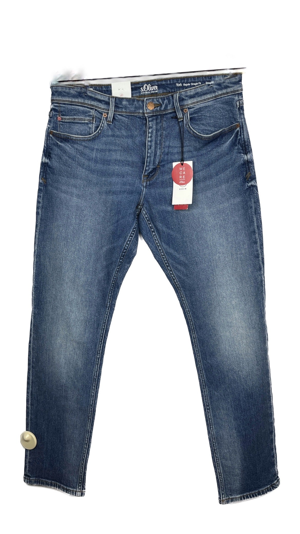 S.Oliver blue jeans 81 waist - 76 length cm إس أوليفر الجينز الأزرق