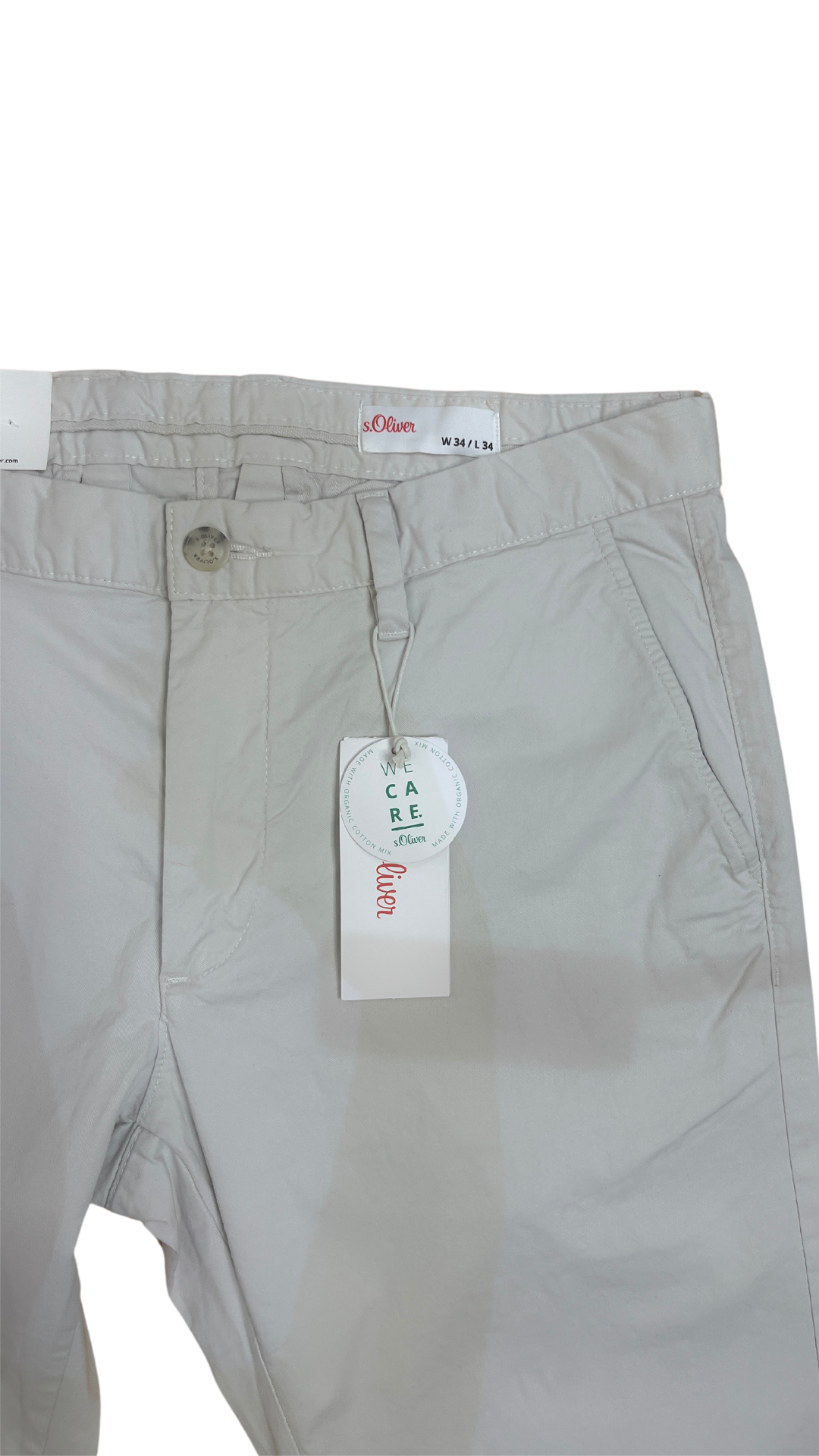 Beige gabardine pants بنطلون جبردين بيج