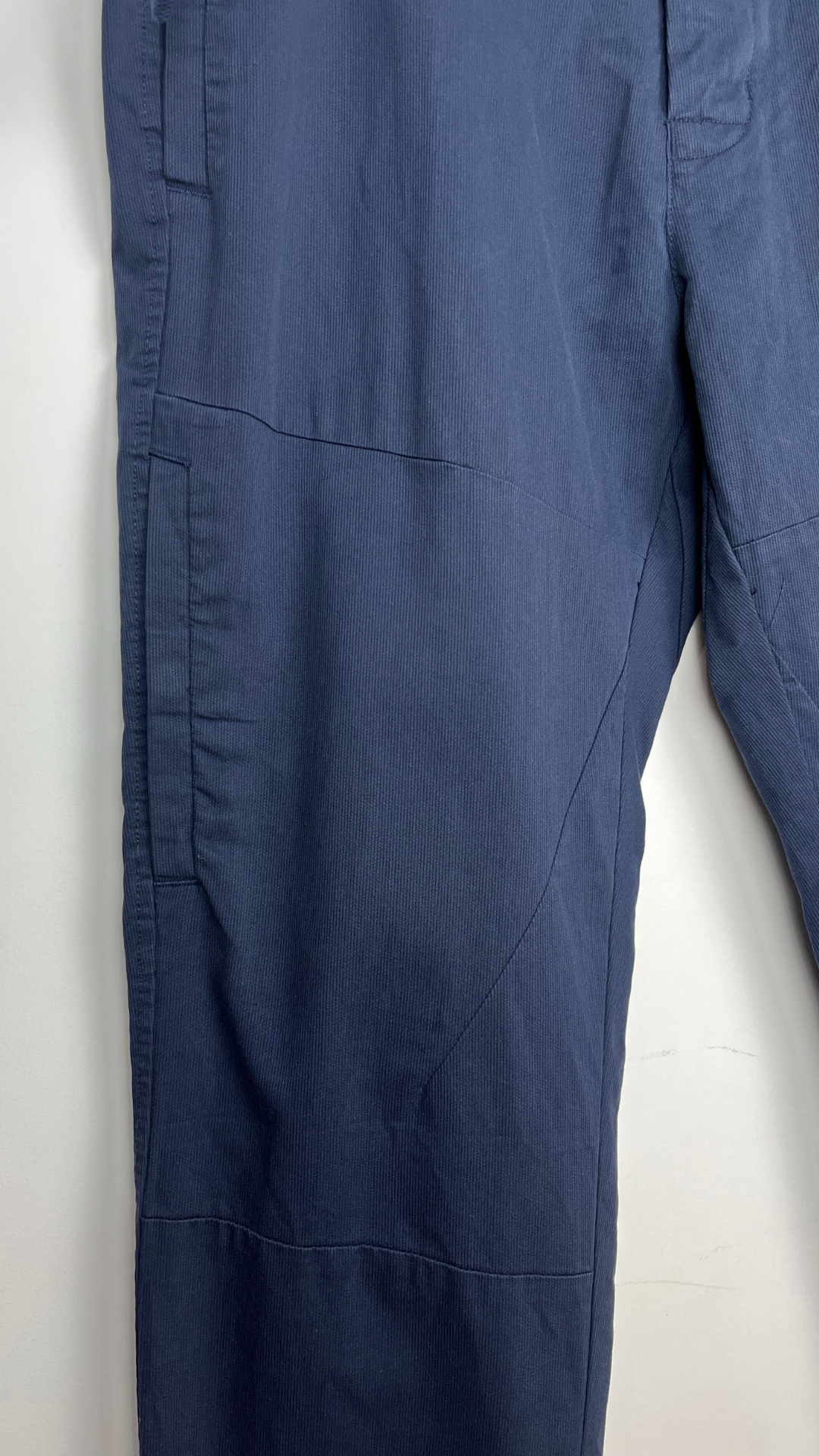Dark blue gabardine pants with belt بنطلون جبردين ازرق غامق