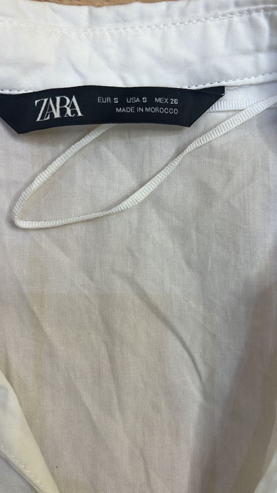 ZARA LONG SLEEVES COTTON SHIRT