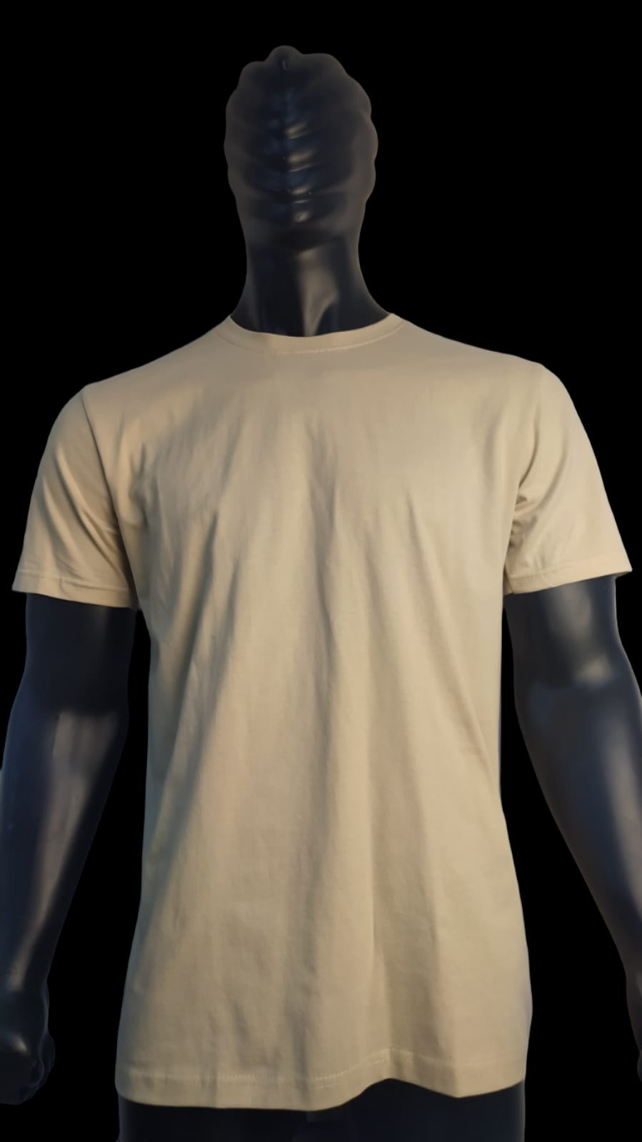 تيشرت بيزك نص كم كحلي