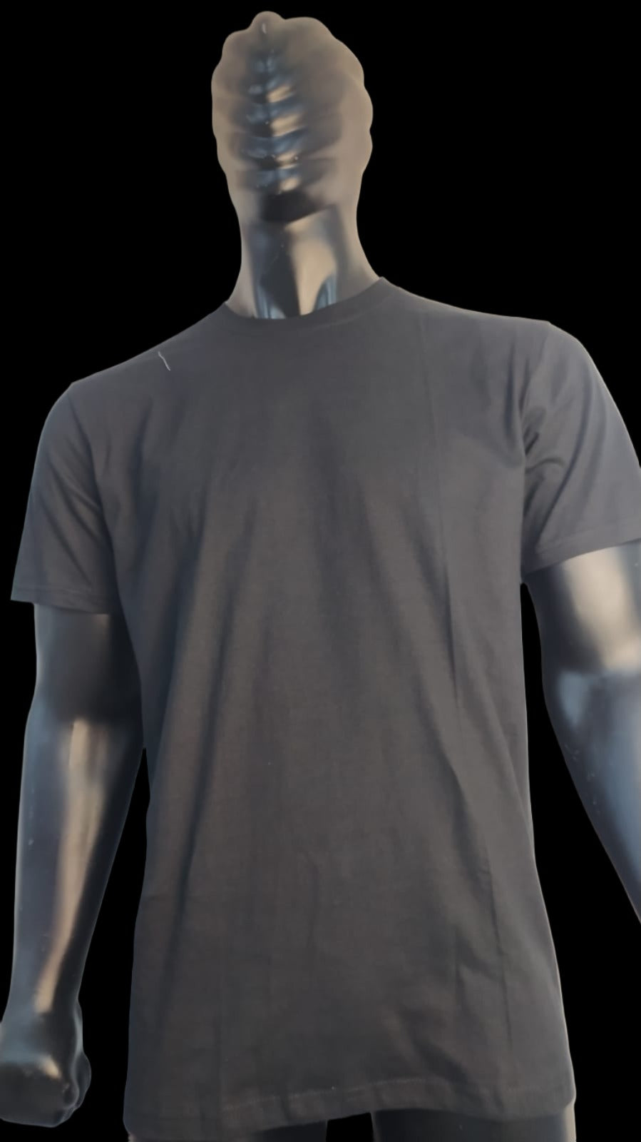 تيشرت بيزك نص كم كحلي