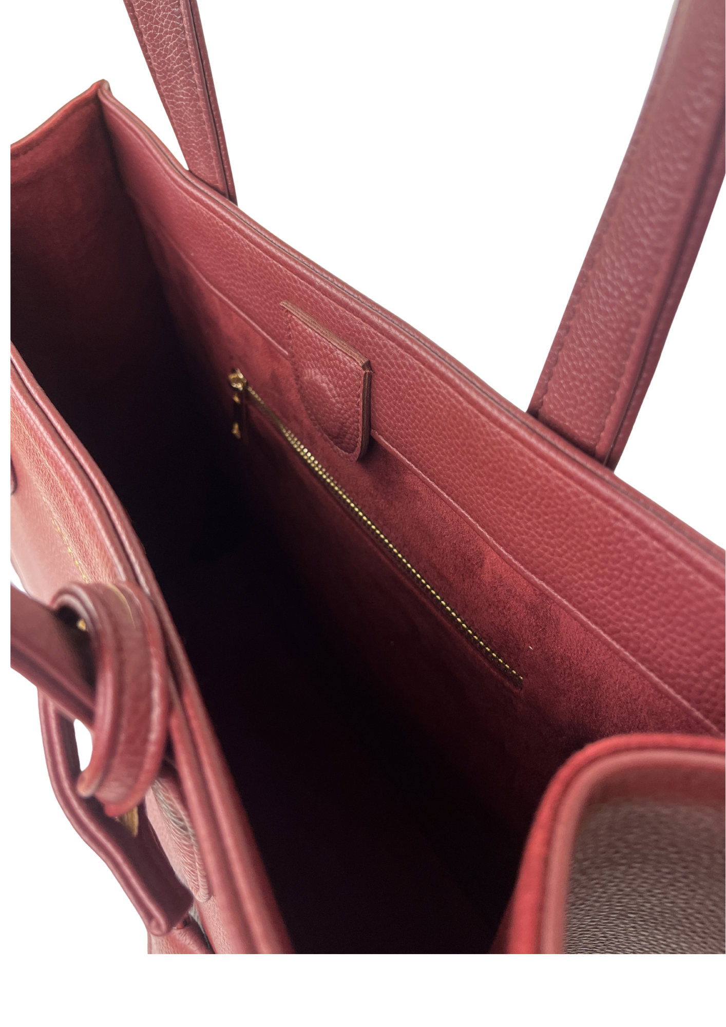 NILO Large Burgundy Leather Shoulder Bag