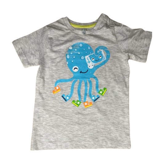 Cotton T-shirt for boys 24 M ( Toddlers) تيشيرت قطن ولادي 24 M (أطفال صغار)