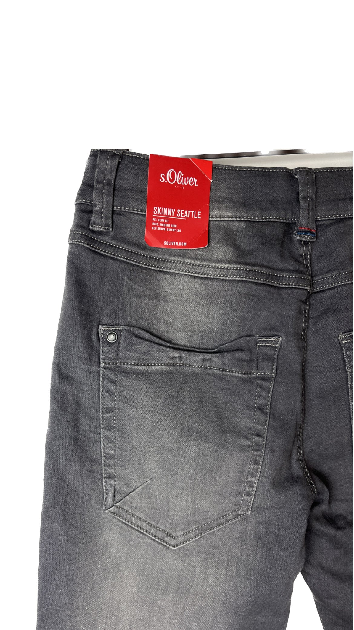 أوليفر الجينز الرمادي مناسب لعمر من 12 الي  13 عام - S.Oliver gray jeans