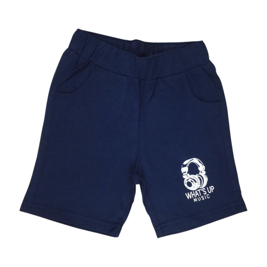 Nice Blue Cotton Short for a Boy (2-3 Years) شورت قطن أزرق جميل للاولاد (2-3 سنوات)