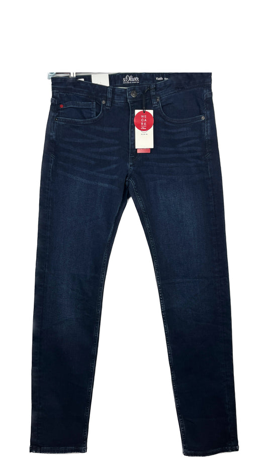 S.Oliver dark blue jeans S.Oliver86 waist - 91 length cm الجينز الأزرق الداكن