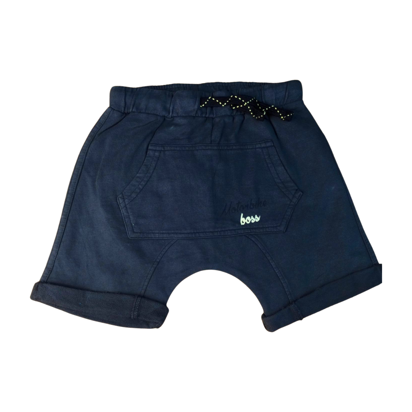 Cotton funky Short for baby boy 24 M Toddlers شورت اطفال عمر سنتين اسود