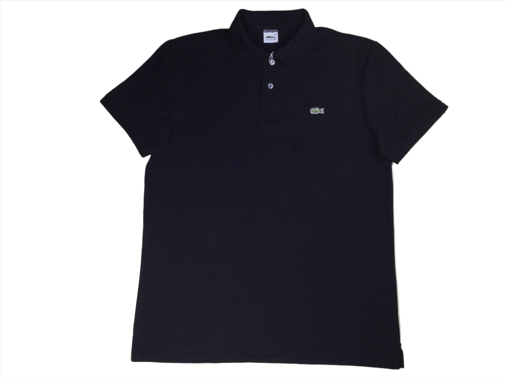 Egyptian cotton black Lacoste shirt for men