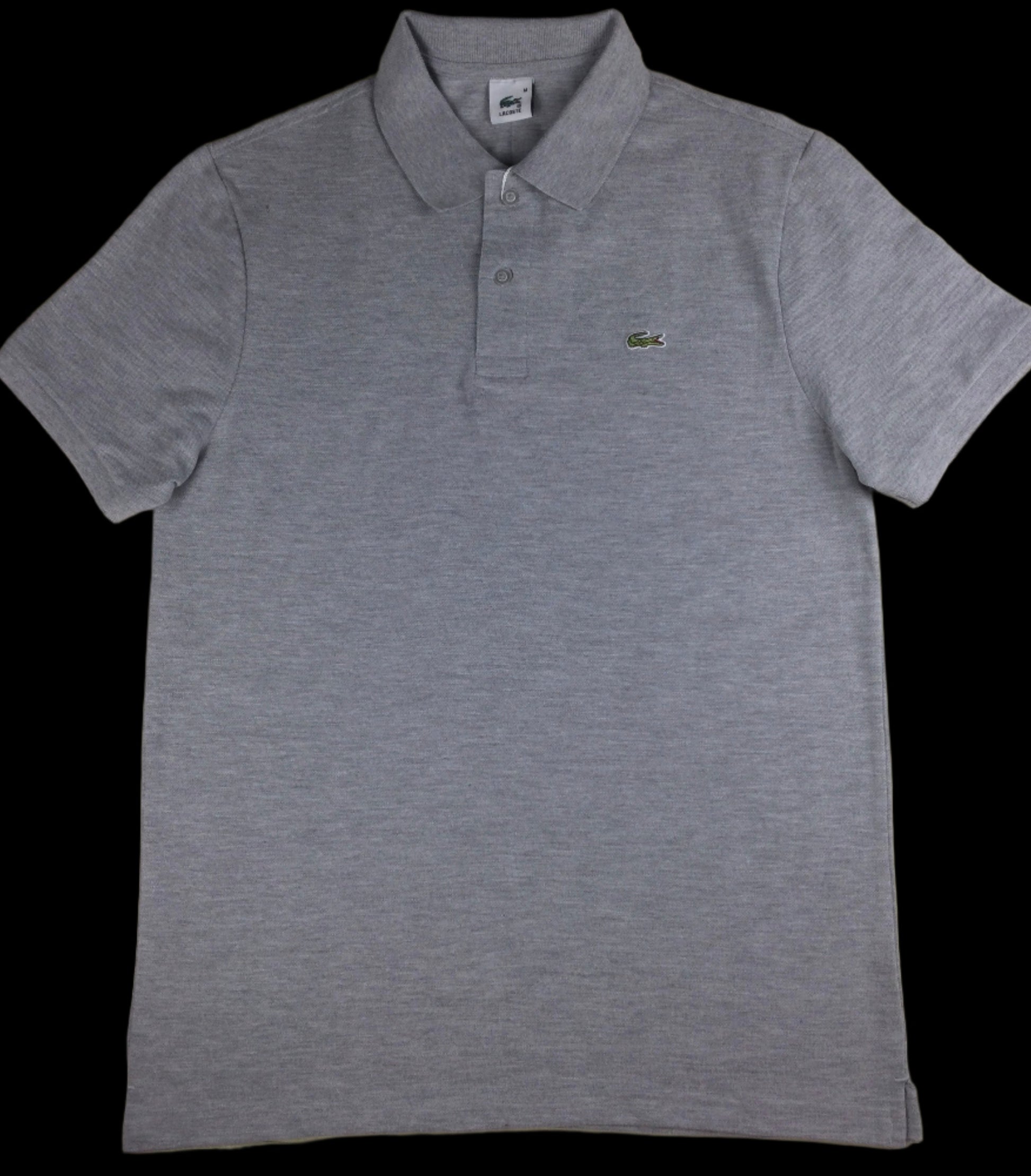 Gray Lacoste original shirt Egyptian made high quality cotton