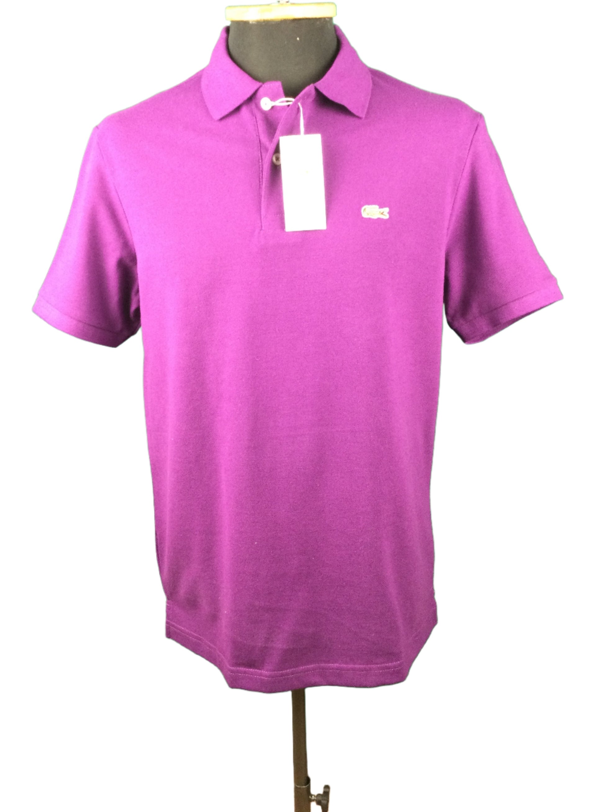 Prurple Egyptian made cotton shirt Lacoste brand 