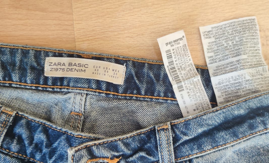 Zara Basic Denim Jeans زارا الجينز الأساسية